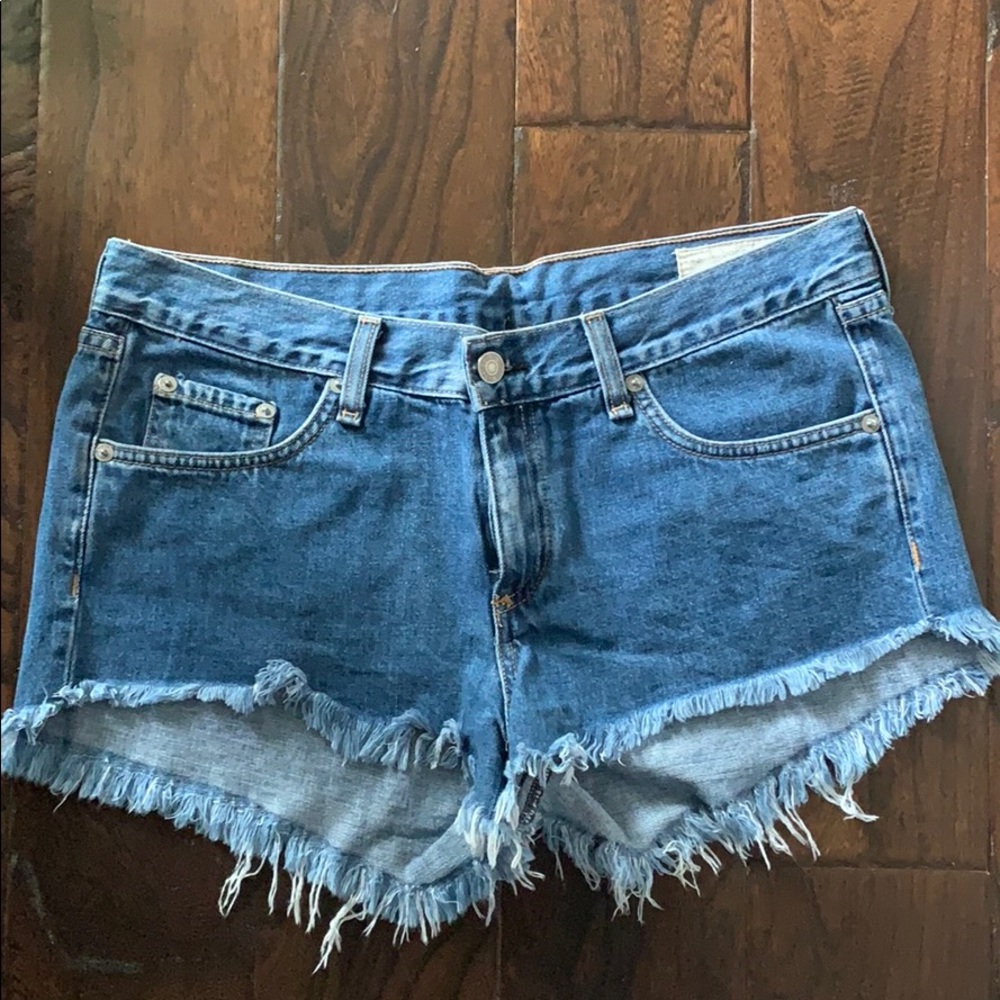Rag & Bone cutoff shorts 27 mason wash